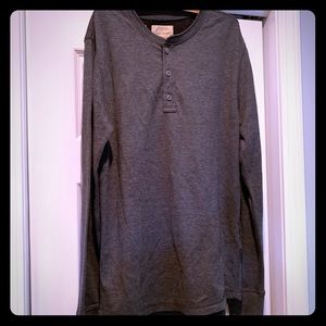 Lucky long sleeve henley. Size S